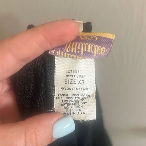 ✨Vintage Intimate Attitudes Sheer Lace Chemise Slip Sz 3X Dress✨ - Picture 7 of 7